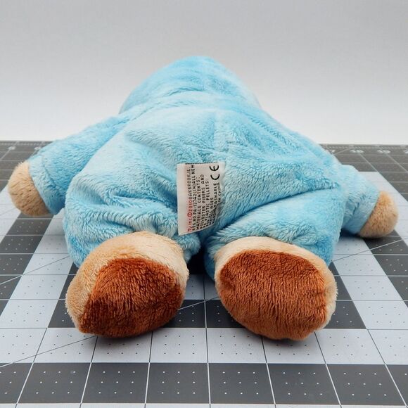 Ty Pluffies Baby Blue Bear Plush Soft Pajamas Teddy 2010 Stuffed Animal Toy - Picture 3 of 8